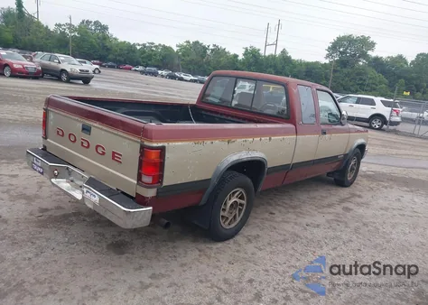 1993 Dodge Dakota из США, поврежденный, VIN 1B7FL23X9PS212576